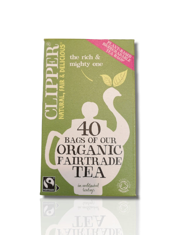 Clipper Organic Fairtrade Tea 40Bags - Healthy Living