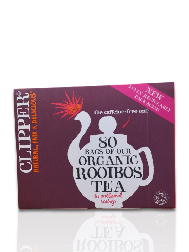 Clipper Rooibos Tea Bags 80 - Healthy Living