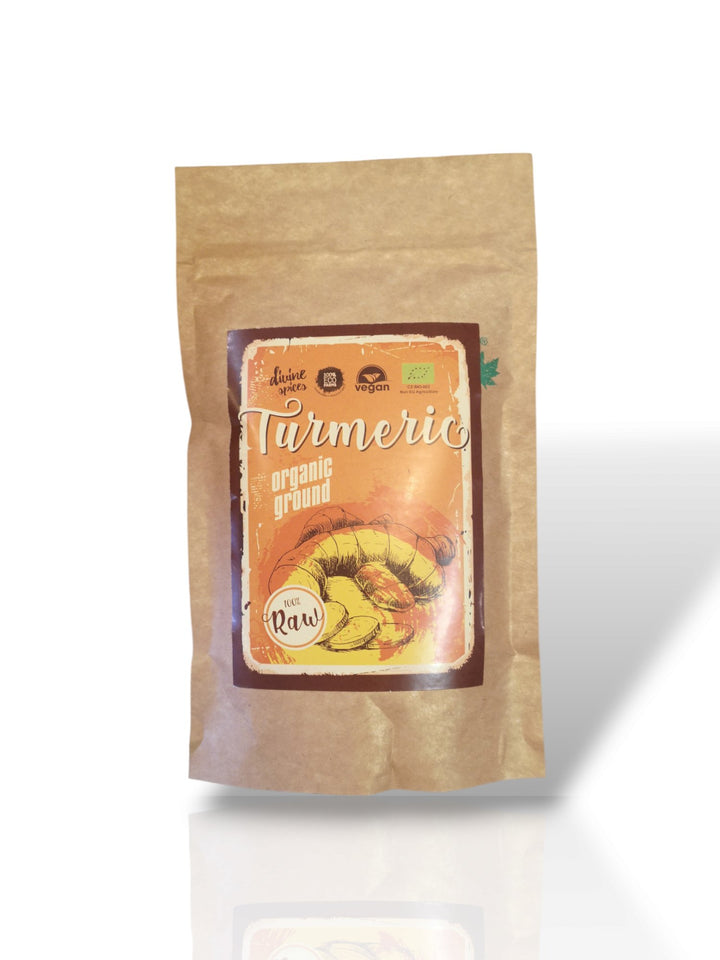 Divine Spices Ground Turmeric Organic (100g) - Healthy Living