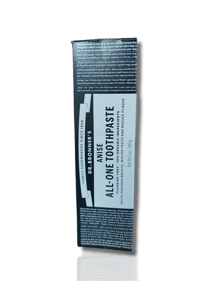 Dr Bronner Anise Toothpaste 140gm - HealthyLiving.ie