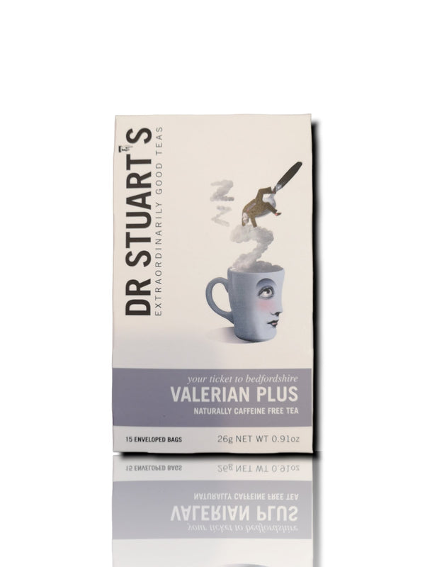 Dr. Stuart's Valerian Plus Tea (15 Teabags) - HealthyLiving.ie