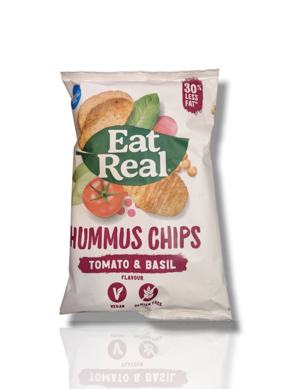 Eat Real Hummus Chips Tomato & Basil 135g - Healthy Living