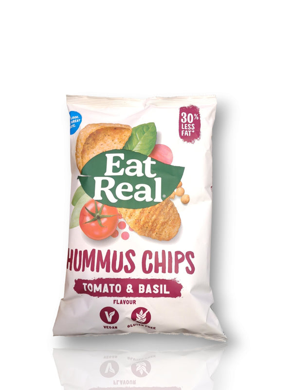 Eat Real Hummus Chips Tomato & Basil - Healthy Living