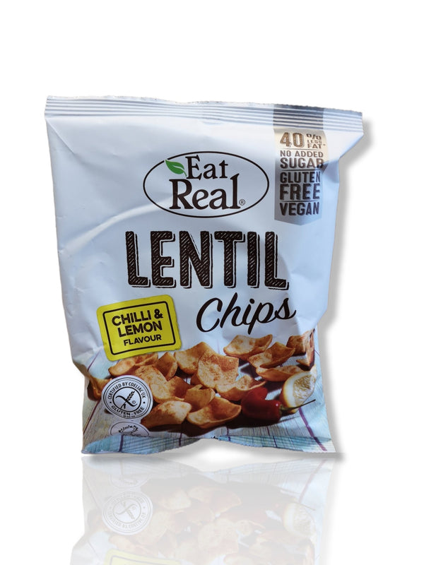 Eat Real Lentil Chips Chilli & Lemon 40g - HealthyLiving.ie