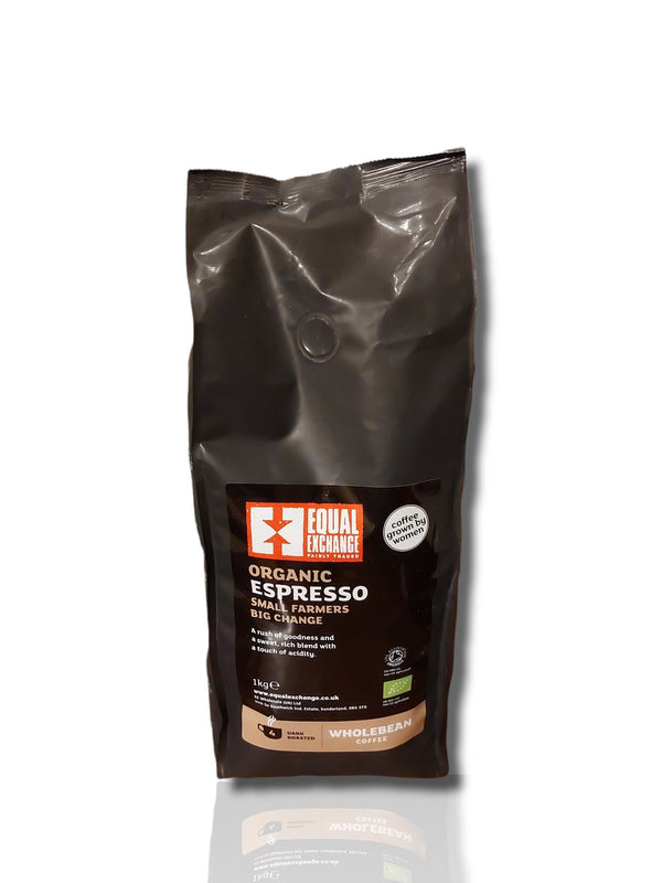 Equal Exchange Organic Espresso Coffee Beans 1kg - HealthyLiving.ie