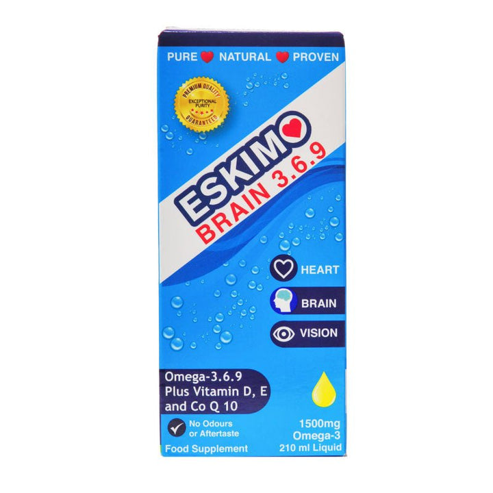 Eskimo Brain 369 with Co Q10 (liquid form) - HealthyLiving.ie