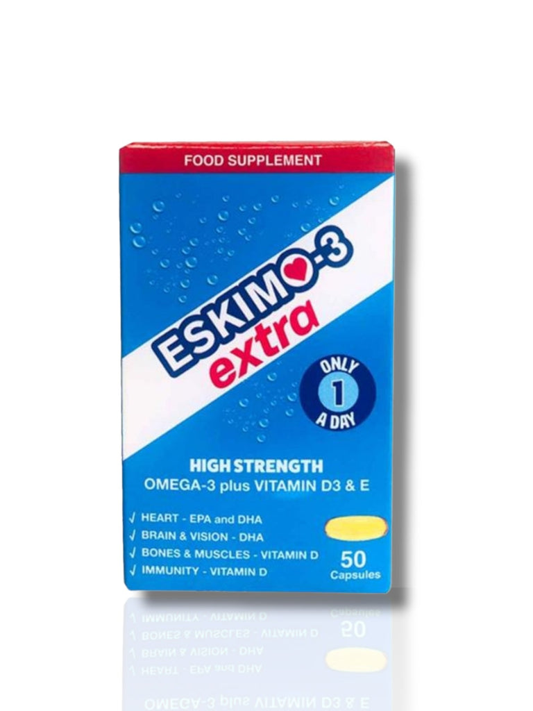 Eskimo EXTRA with Vitamin D3 (50 Capsules)