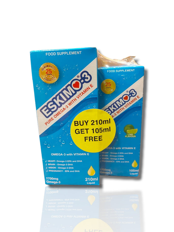 Eskimo Fish Oil 210ml (With Free 105ml) - Healthy Living