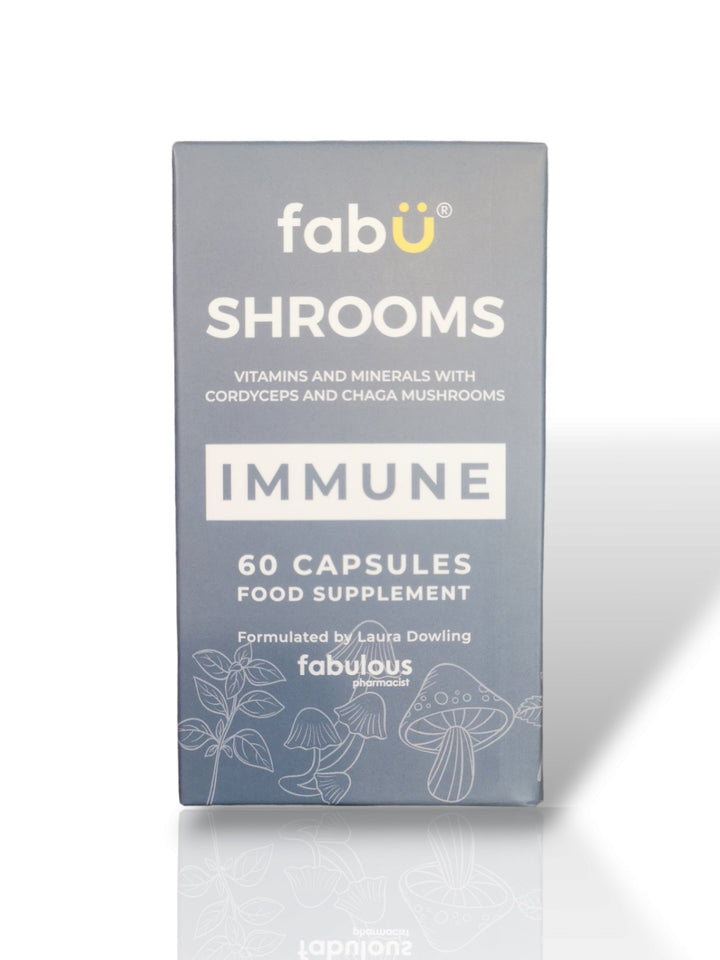 FabU Shrooms Immune 60Capsules - Healthy Living