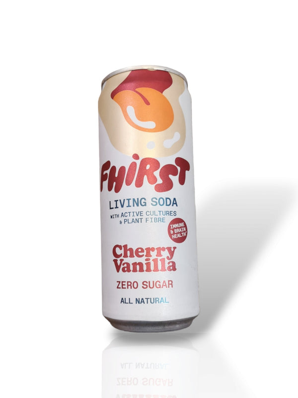 Fhirst Living Soda Cherry Vanilla 330ml - Healthy Living