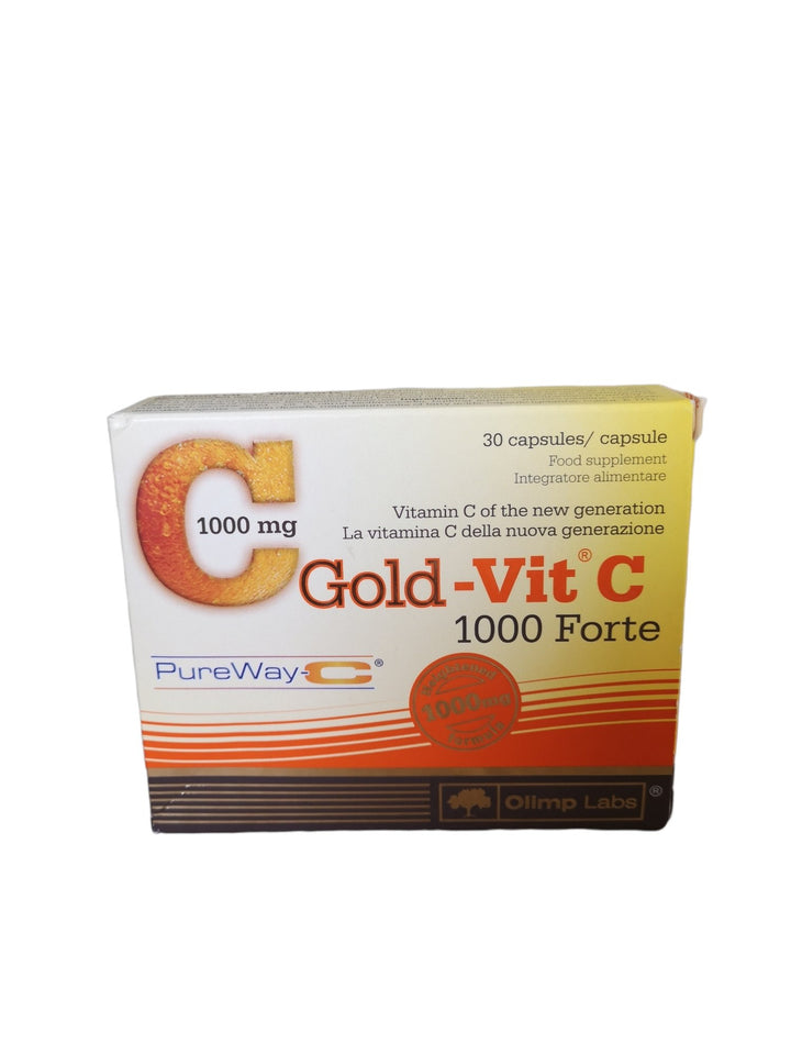 Gold-Vit C 1000 Forte 30caps - HealthyLiving.ie