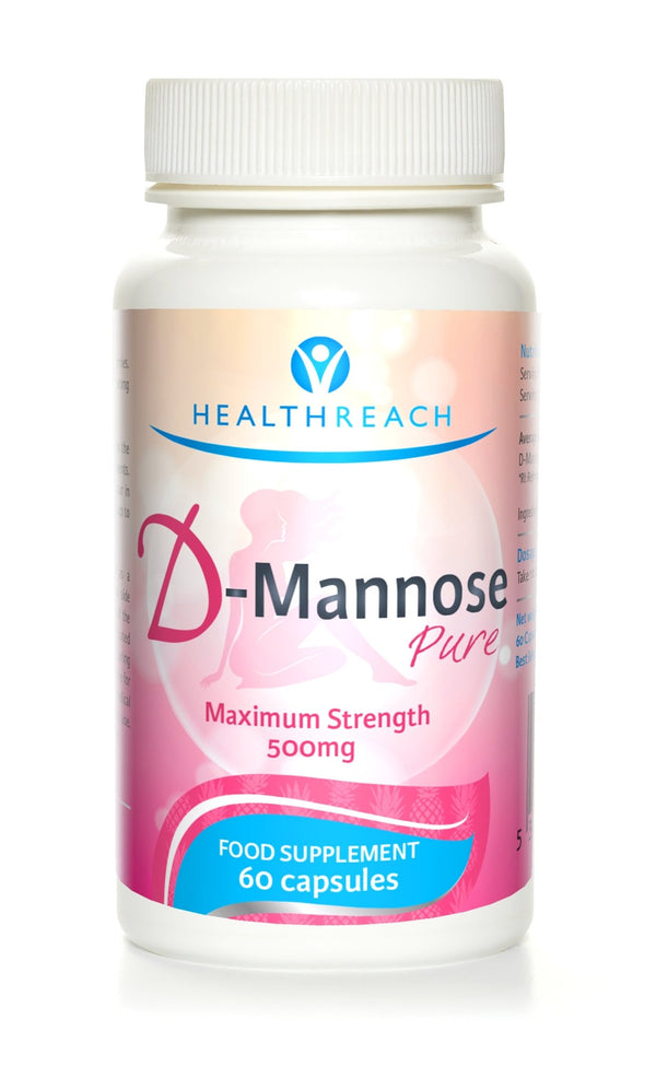 HealthReach D-Mannose Capsules Urinary Health - HealthyLiving.ie