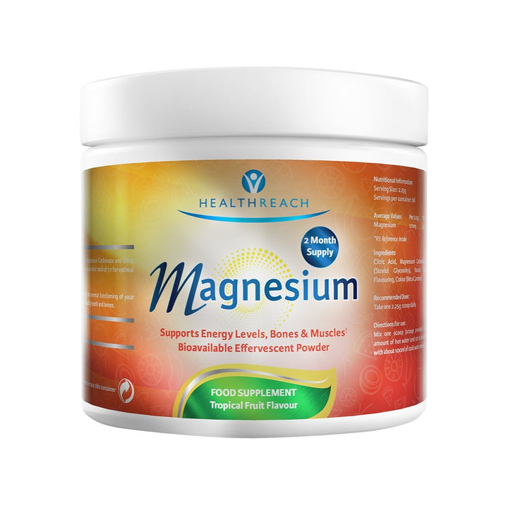 HealthReach Magnesium - Tropical Fruit (150g) - HealthyLiving.ie