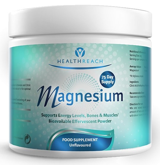 HealthReach Magnesium - Unflavoured - HealthyLiving.ie