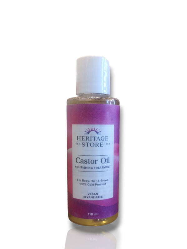 Heritage Store Castor Oil 118 ml - Healthy Living