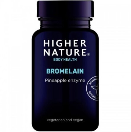 Higher Nature Bromelain (Pineapple Enzyme) - HealthyLiving.ie