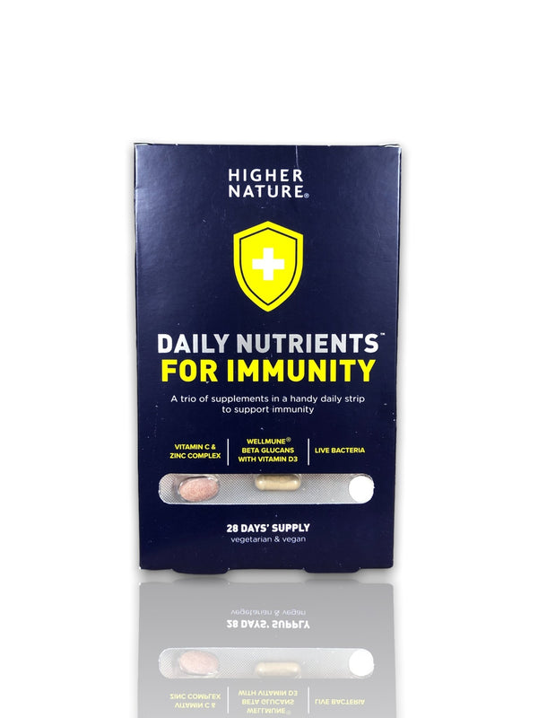 Higher Nature Daily Nutrients For Immunity 28 Day Supply - HealthyLiving.ie