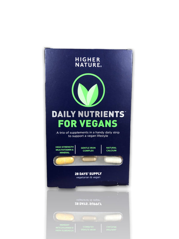 Higher Nature Daily Nutrients For Vegans 28 Days Supply - HealthyLiving.ie