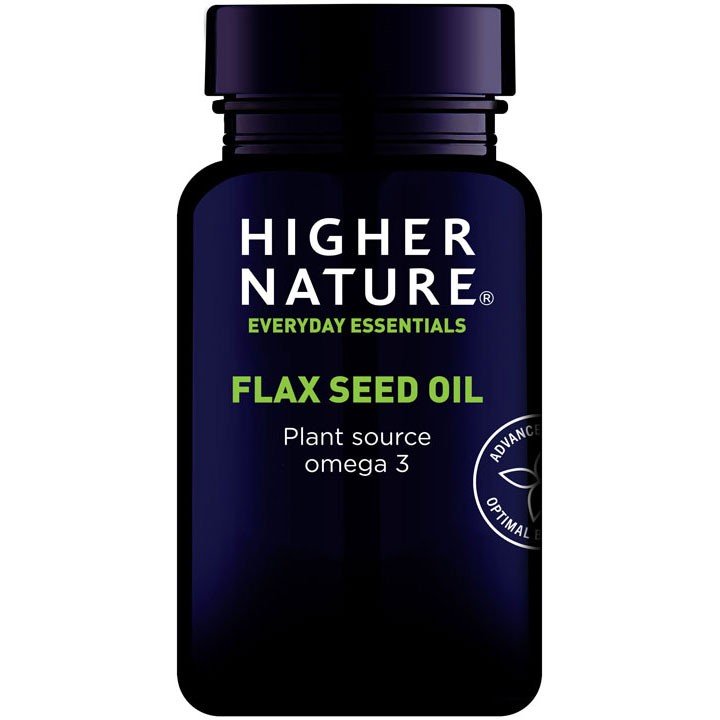Higher Nature Flax Seed Oil Capsules - HealthyLiving.ie