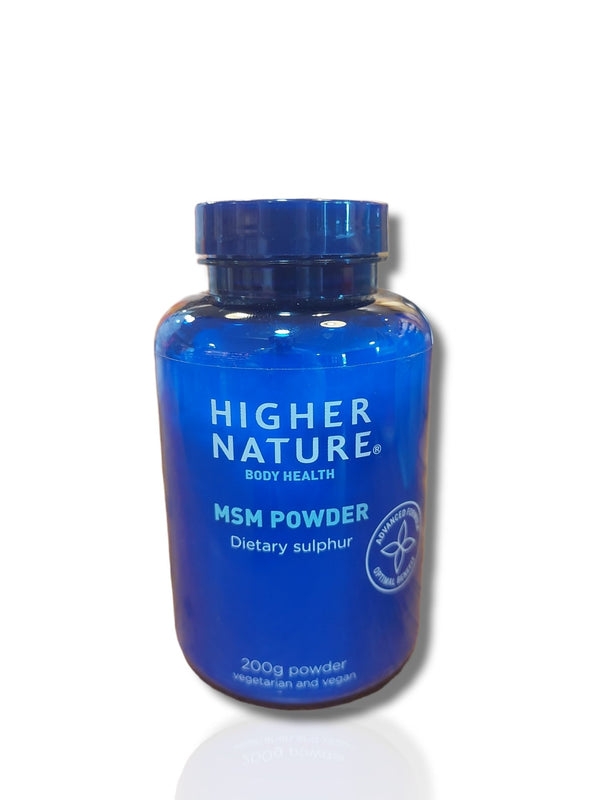 Higher Nature MSM Powder - HealthyLiving.ie