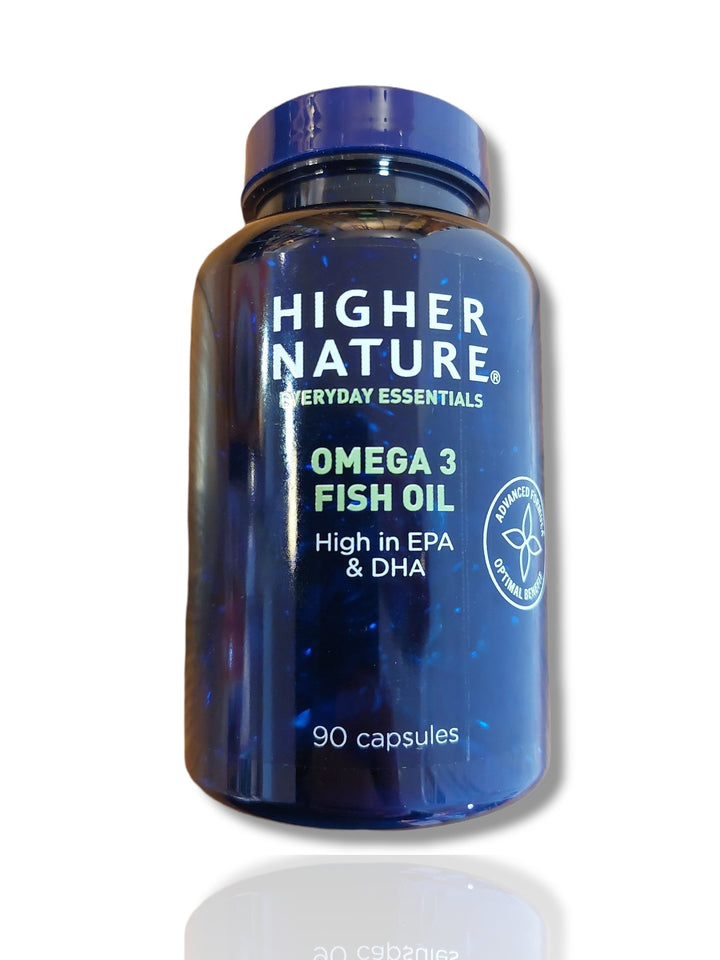 Higher Nature Omega 3 Fish Oil (90 caps) - HealthyLiving.ie