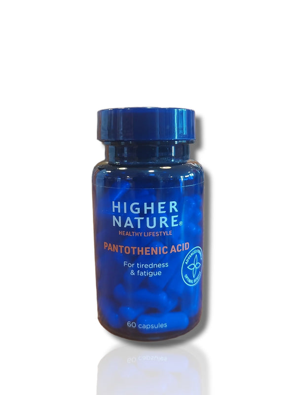 Higher Nature Pantothenic Acid 60caps - HealthyLiving.ie