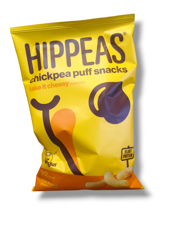 Hippeas Chickpea Puff Snacks Cheesy Flavour 78g - Healthy Living