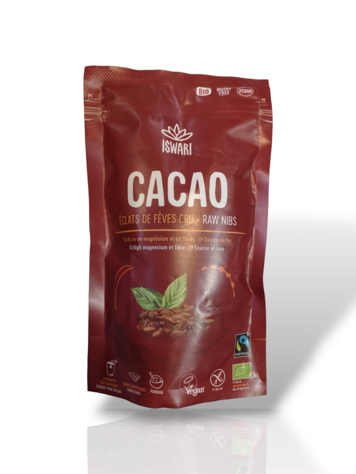 Iswari Organic Cacao Nibs 125 g - Healthy Living