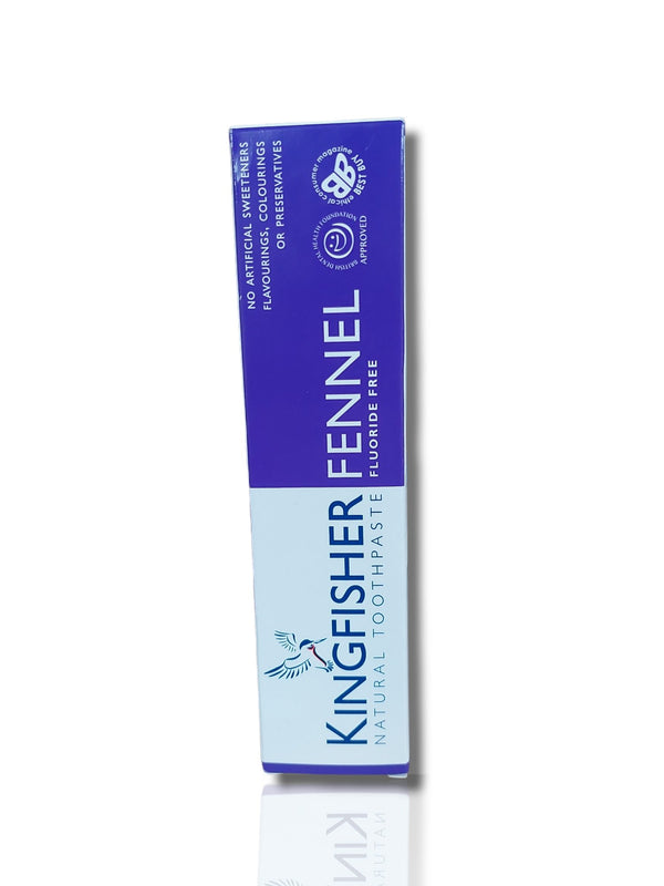 Kingfisher Fennel Toothpaste (Fluoride Free) 100ml - HealthyLiving.ie