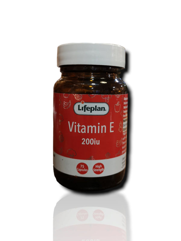Lifeplan Vitamin E 200iu 75Capsules - Healthy Living