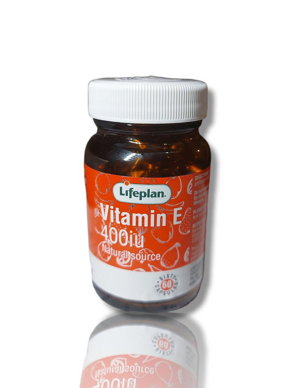 Lifeplan Vitamin E 400iu 60 caps - HealthyLiving.ie