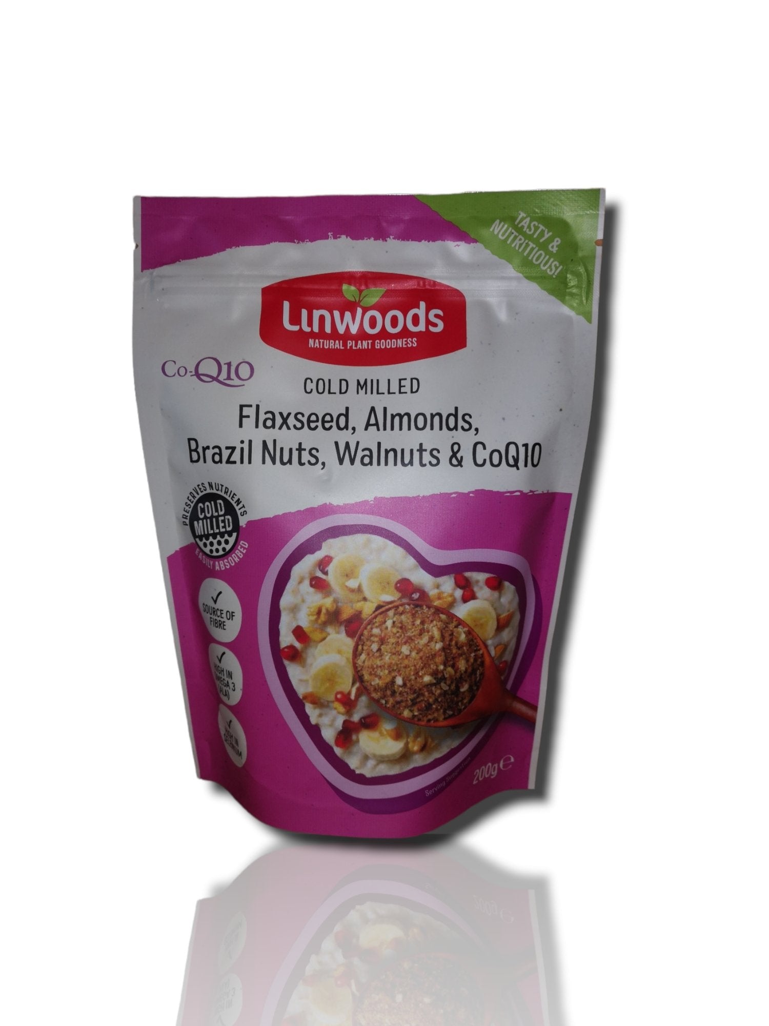 Linwoods Cold Milled Flaxseed mix & CoQ10 - HealthyLiving.ie
