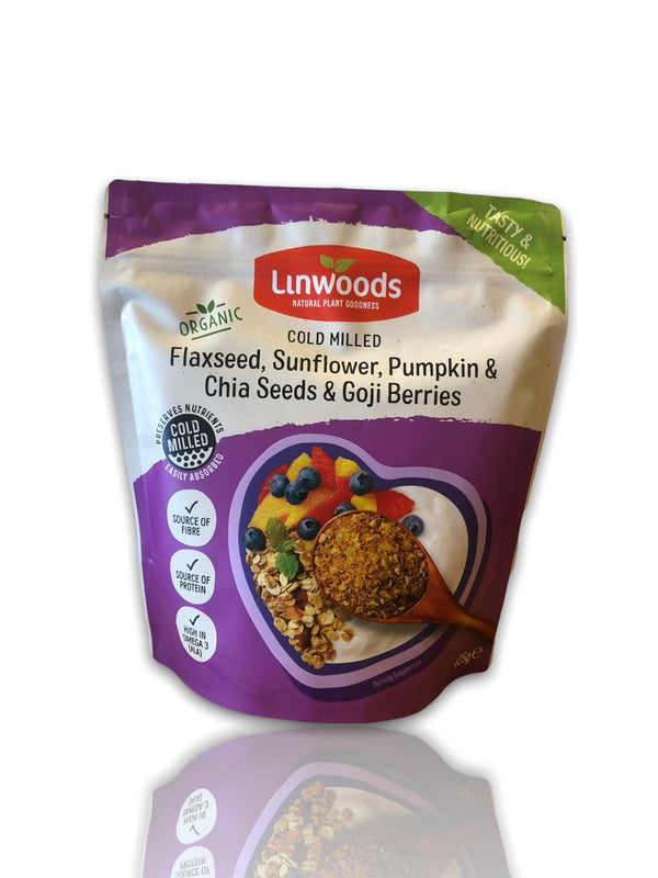 Linwoods Organic Flaxeed, Sunflower & Goji Mix - 425gm - HealthyLiving.ie