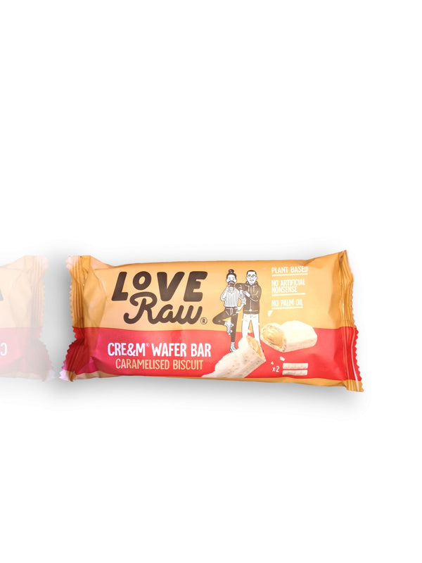Love Raw Cre&M Wafer Bar Caramelised Biscuit - Healthy Living