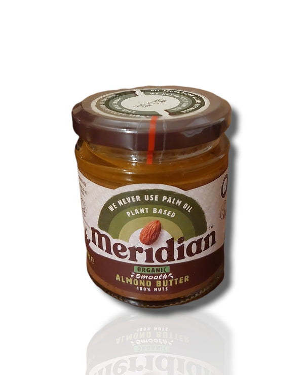 Meridian Organic Smooth Almond Butter 170gm - HealthyLiving.ie