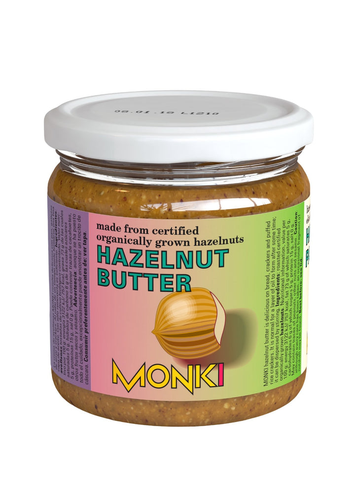 Monki Hazelnut Butter (330g) - HealthyLiving.ie