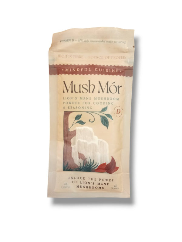 Mush Mor Lion's Mane Mushroom Powder for Cooking & Seasoning 45Grams - Healthy Living