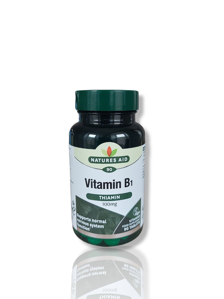 Natures Aid Vitamin B1 100mg 90tabs - HealthyLiving.ie