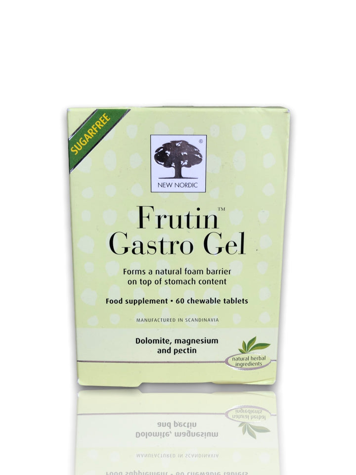 New Nordic Frutin Gastro Gel 60chewabletabs - HealthyLiving.ie