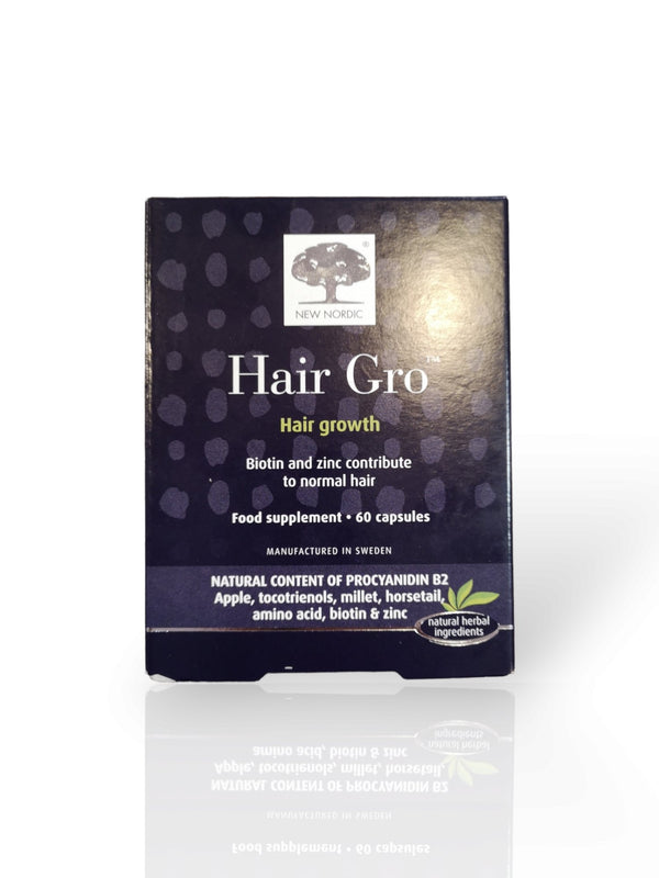 New Nordic Hair Gro Hair Growth 60 Capsules - Healthy Living
