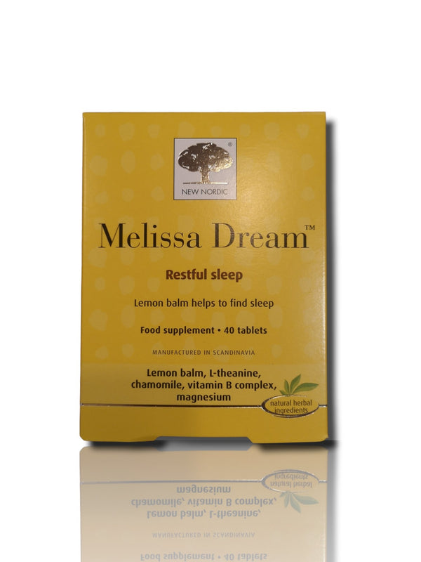 New Nordic Melissa Dream Restful sleep 40 Tablets - HealthyLiving.ie