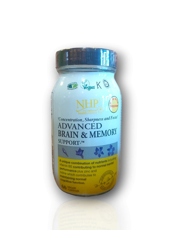 NHP Advanced Brain And Memory Support 60caps - Healthy Living