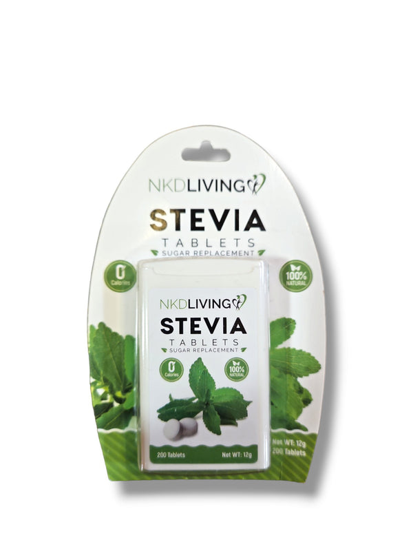 NKD Living Stevia 200 Tablets - Healthy Living