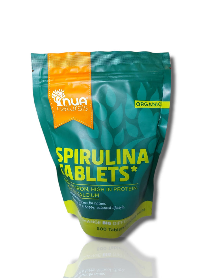 Nua Naturals Spirulina Tablets 500mg - HealthyLiving.ie