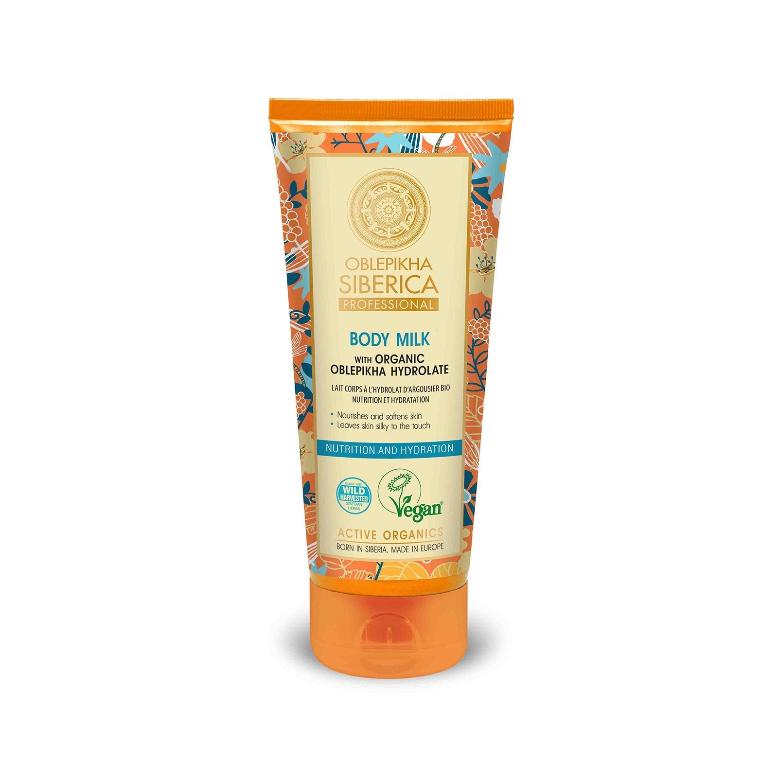Oblepikha Siberica Vitamin Burst Body Shower Gel + Body Milk Gift Set - HealthyLiving.ie