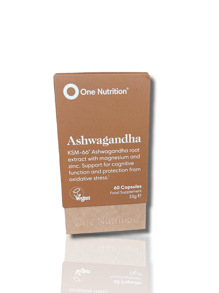 One Nutrition Ashwagandha 60caps - HealthyLiving.ie