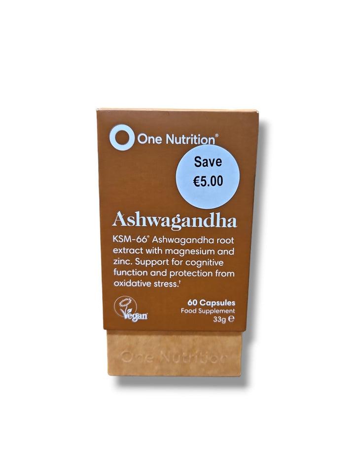 One Nutrition Ashwagandha 60caps - Healthy Living