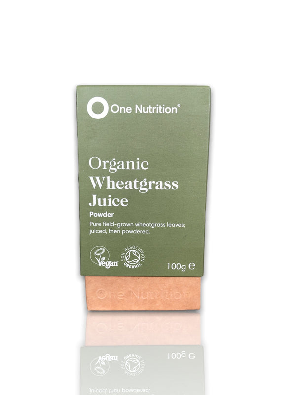 One Nutrition Organic Wheatgrass Juice 100g - HealthyLiving.ie