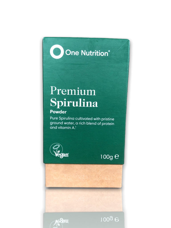 One Nutrition Premium Spirulina Powder 100g - HealthyLiving.ie