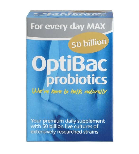 OptiBac Probiotics For Every Day Max - HealthyLiving.ie